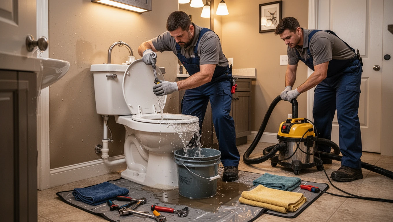 Overflowing Toilet Repair